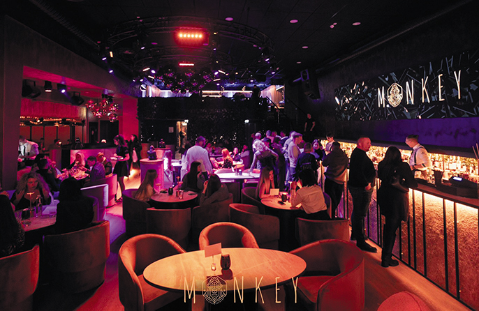 Nightclub-restaurant Monkey