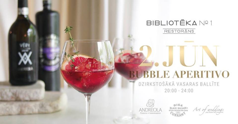 Dzirkstošākā vasaras ballīte Bubble Aperitivo