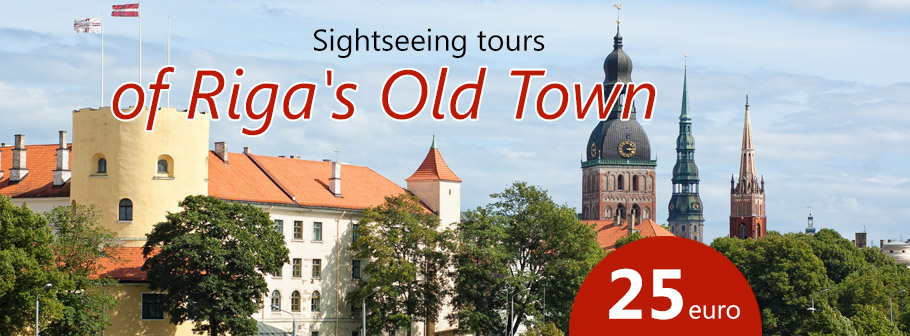 Excursions in Riga and Old Riga - 25 Euro